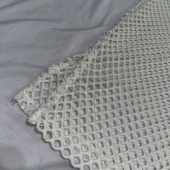 Elan Beach Small White Mesh Knit Sleeveless Top Cover-Up - Picture 4 of 6